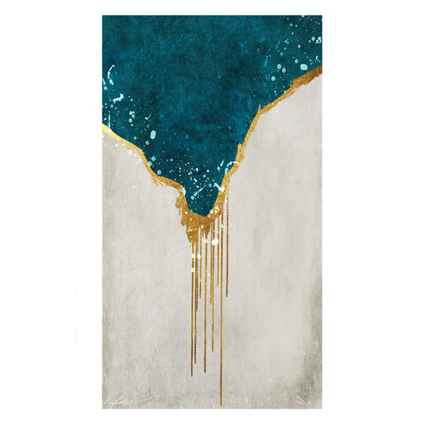 Oil Painting Geometric Canvas