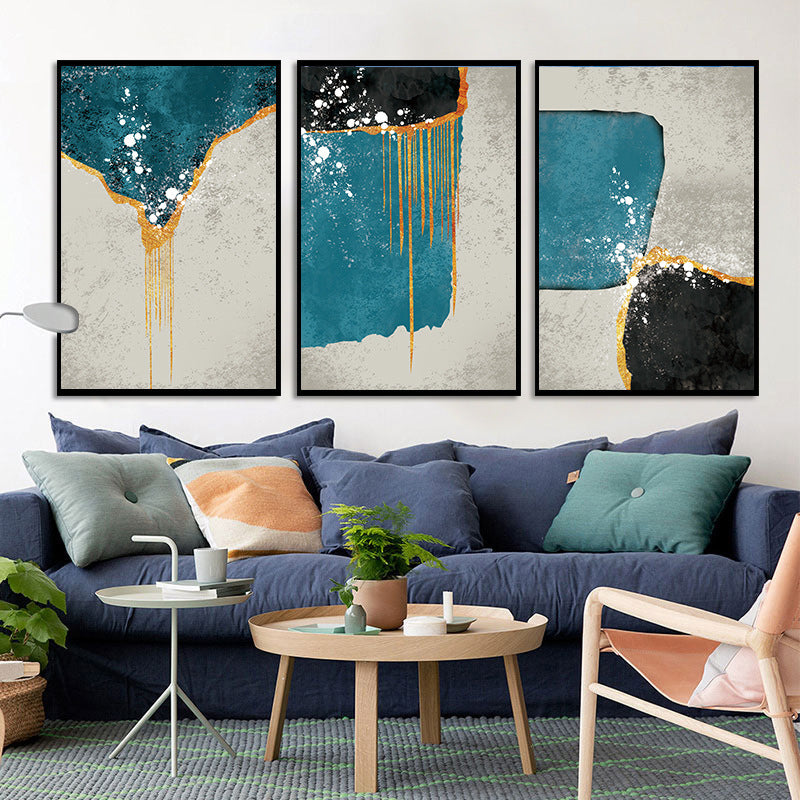 Oil Painting Geometric Canvas