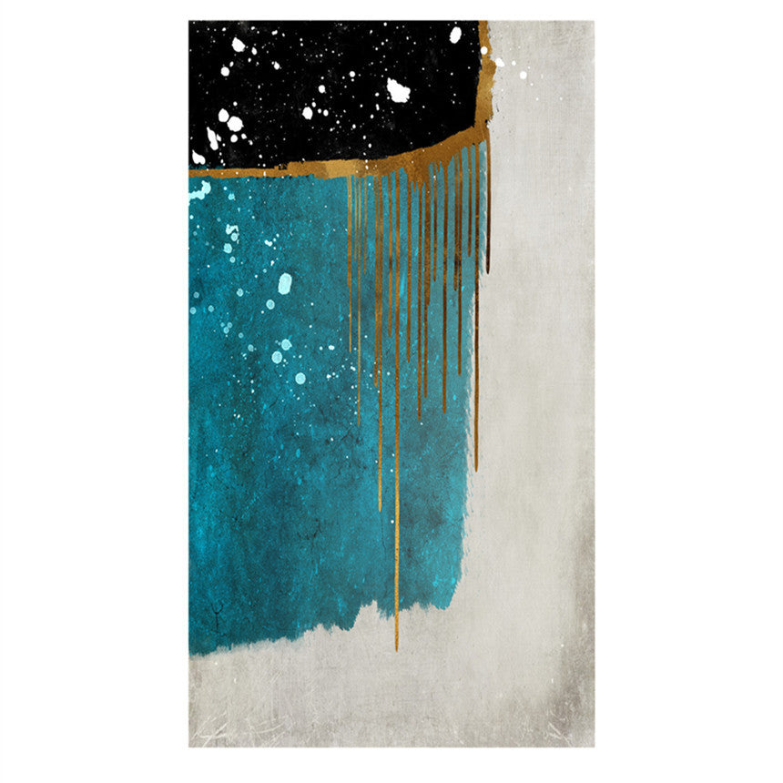 Oil Painting Geometric Canvas