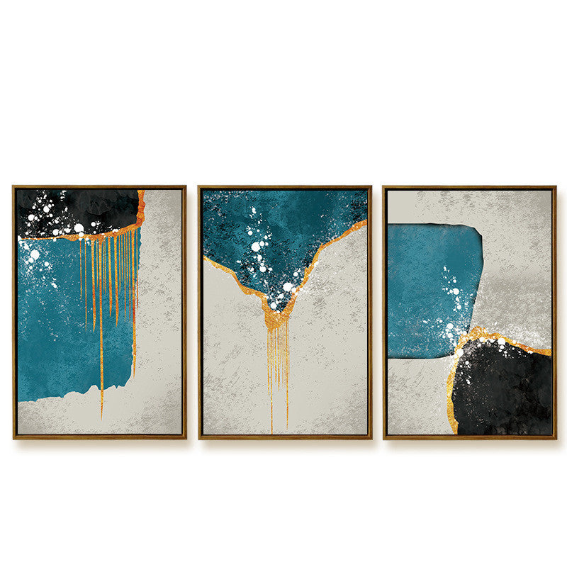 Oil Painting Geometric Canvas
