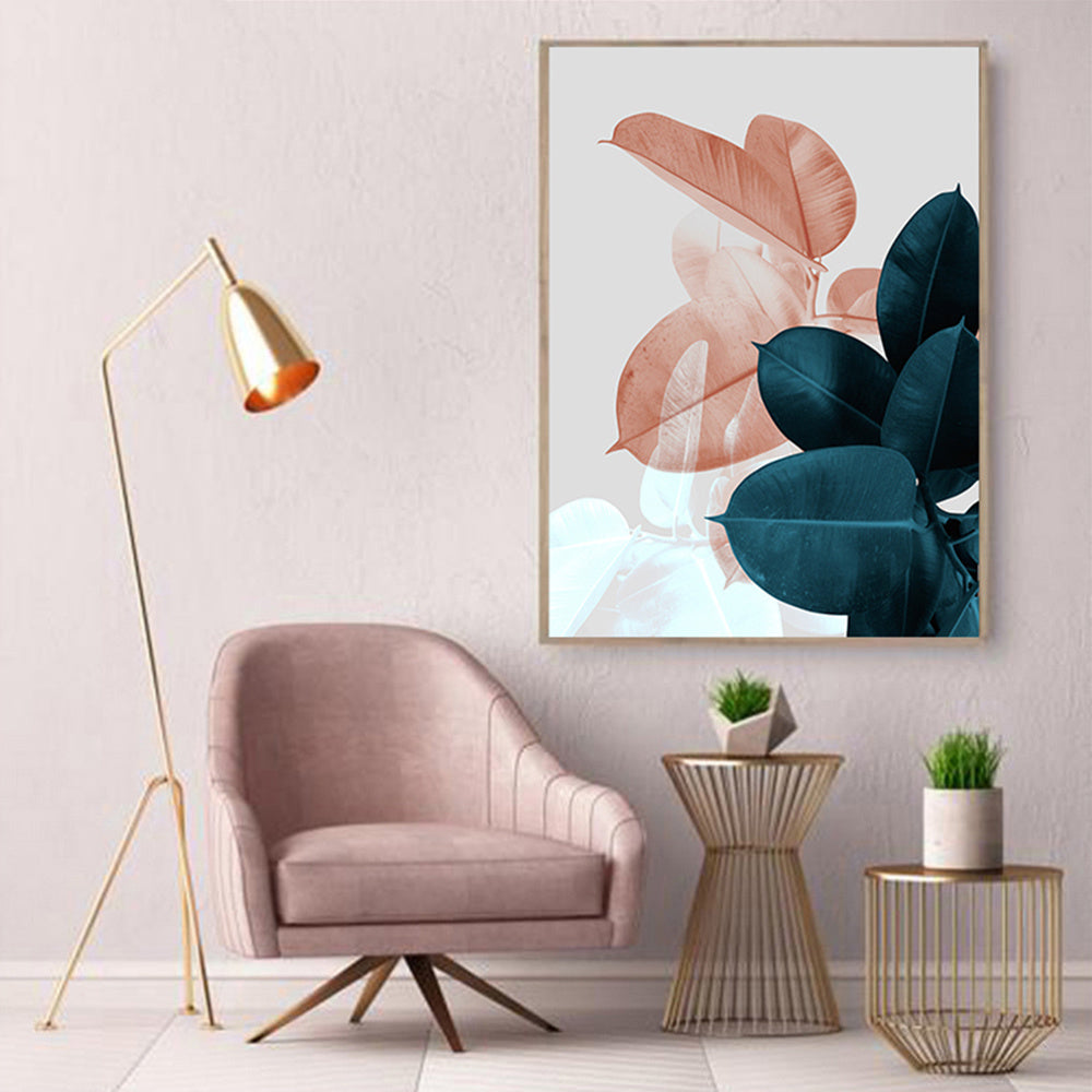 Printed Nordic Foliage Canvas