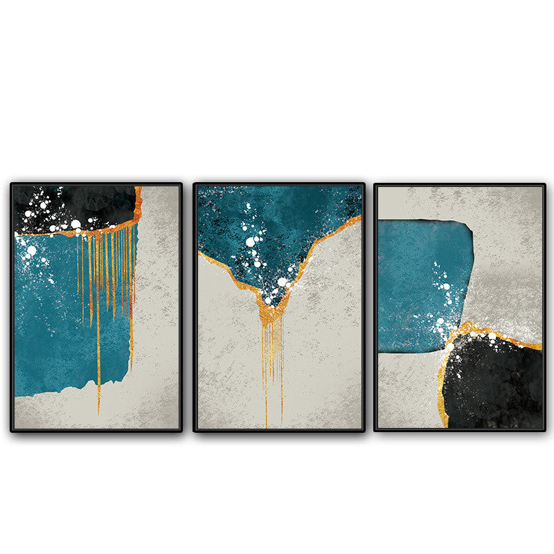 Oil Painting Geometric Canvas