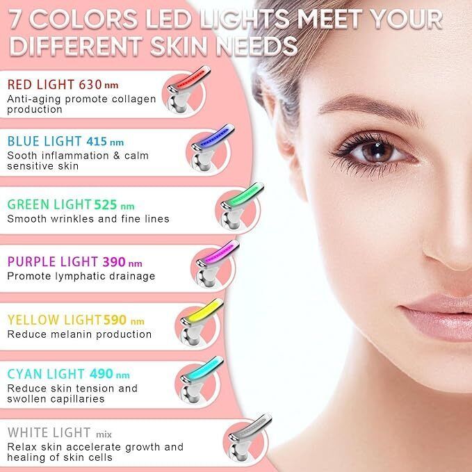 7 Colours Neck Face Lifting Massager