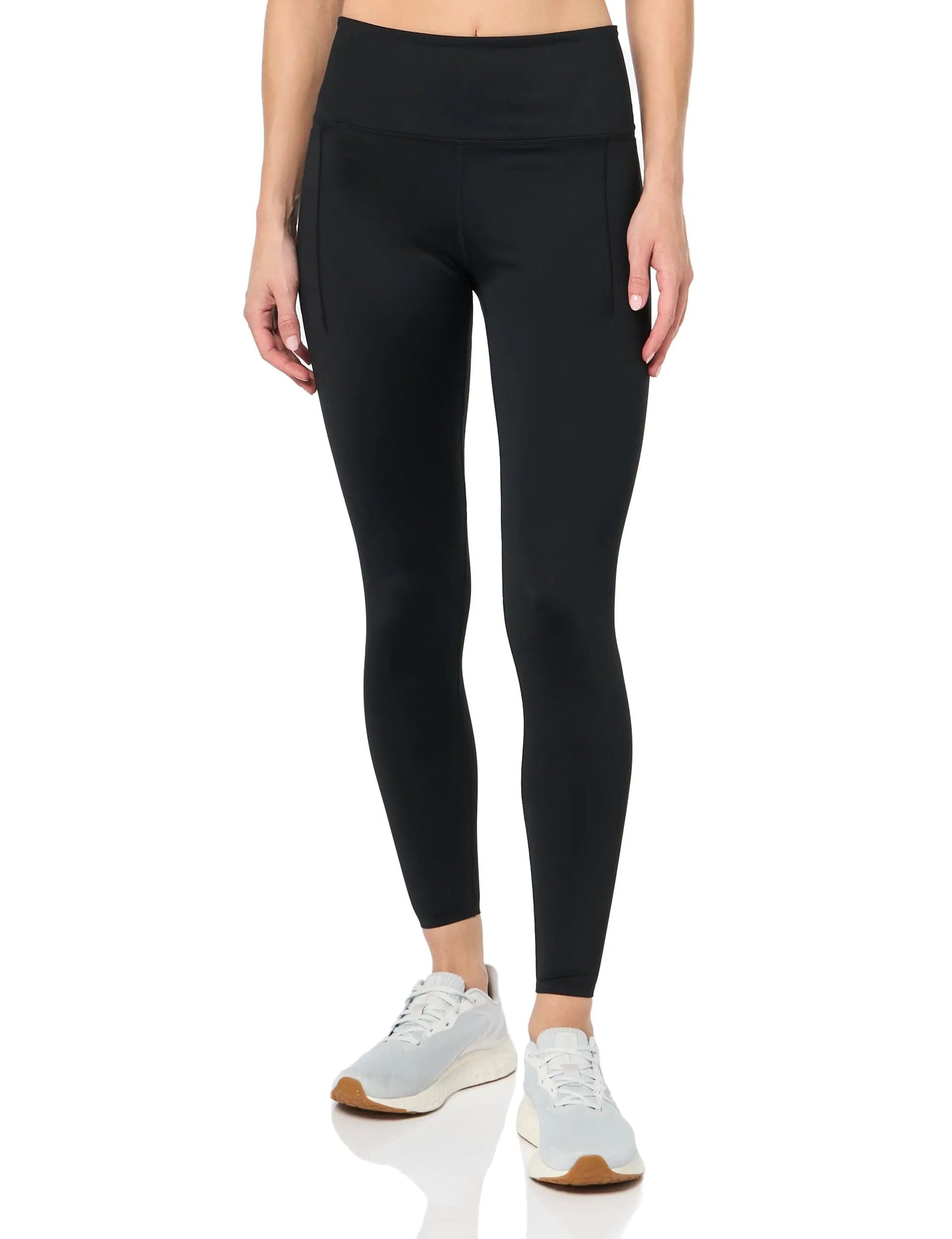 Jockey Womens Nylon Pocket Legging Deep Black