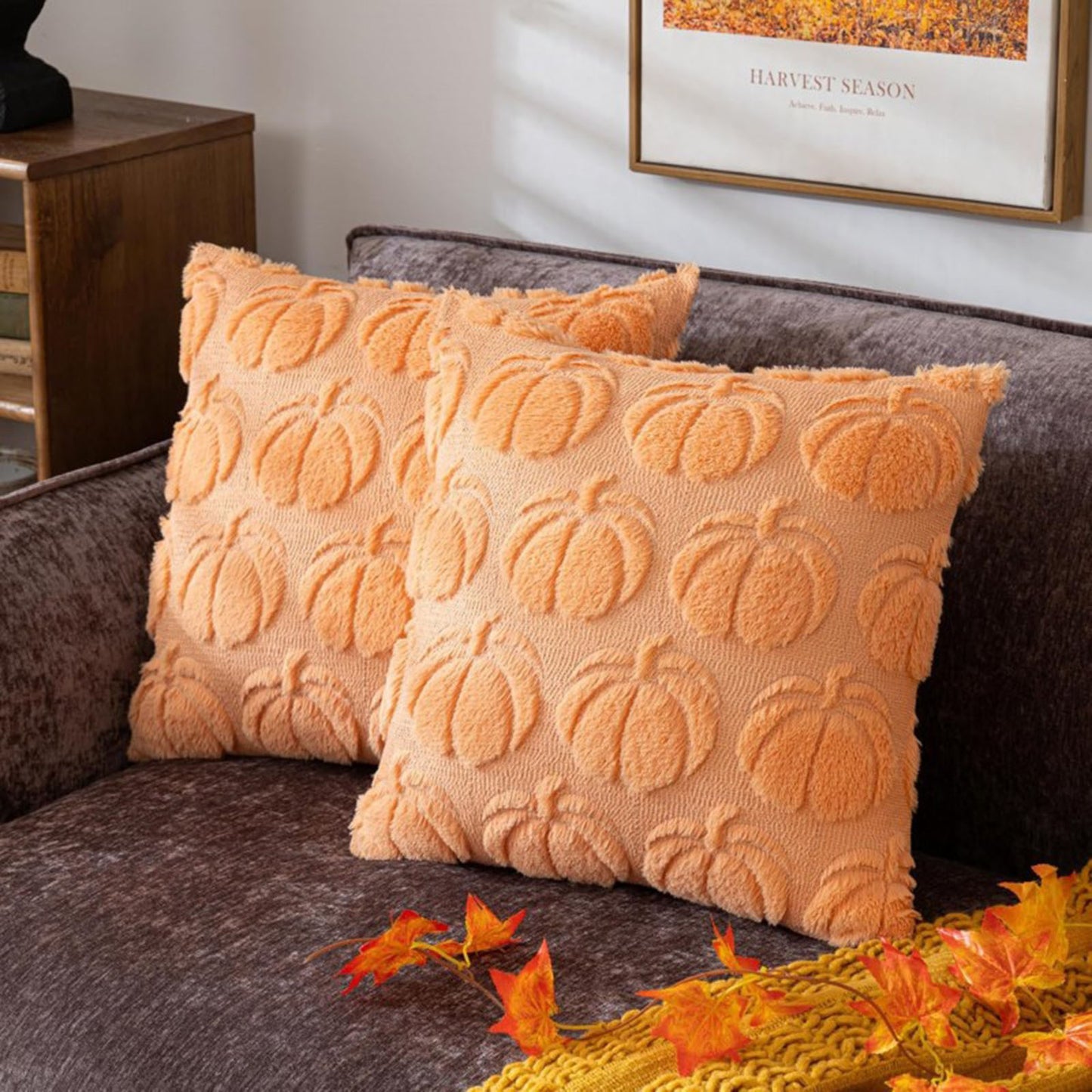 Pumpkin Pillow Printing Polyester Pillowcase