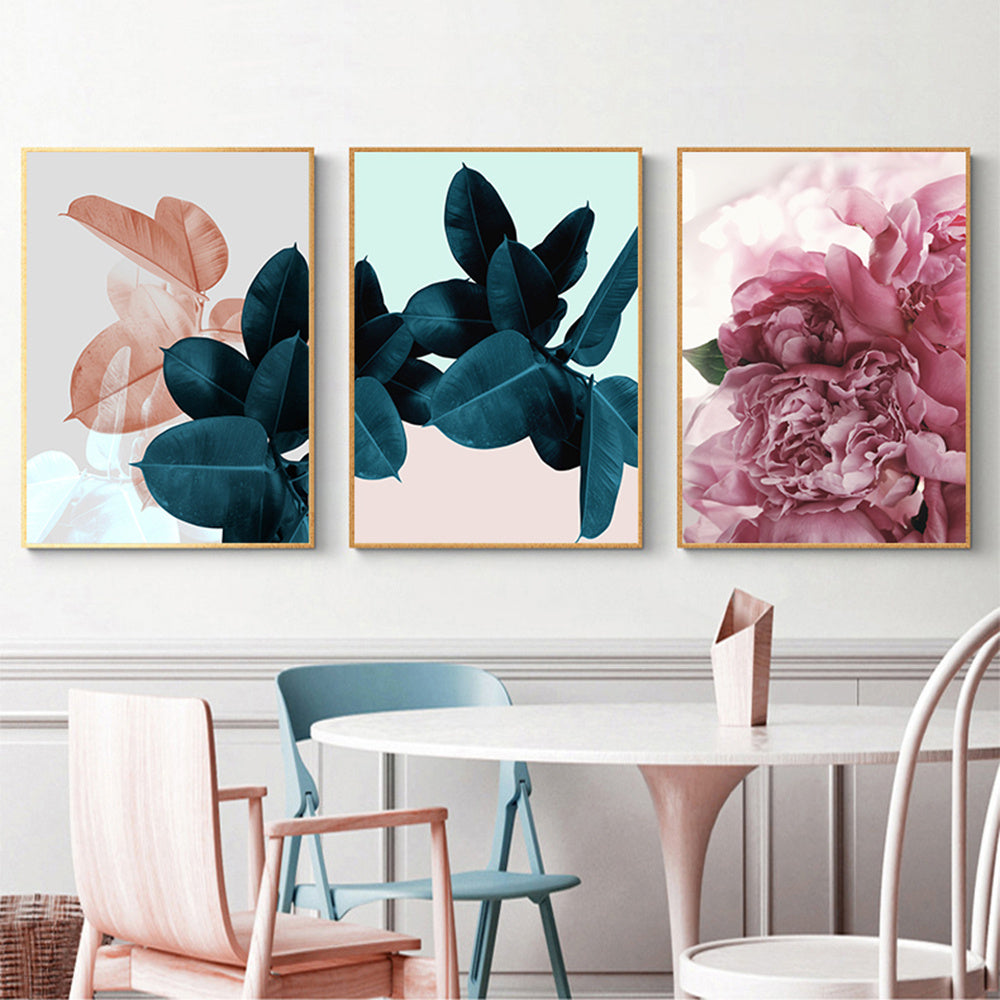 Printed Nordic Foliage Canvas