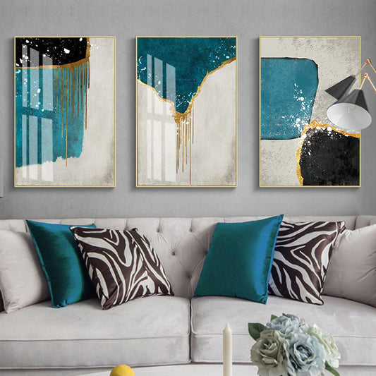 Oil Painting Geometric Canvas