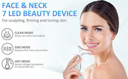 7 Colours Neck Face Lifting Massager