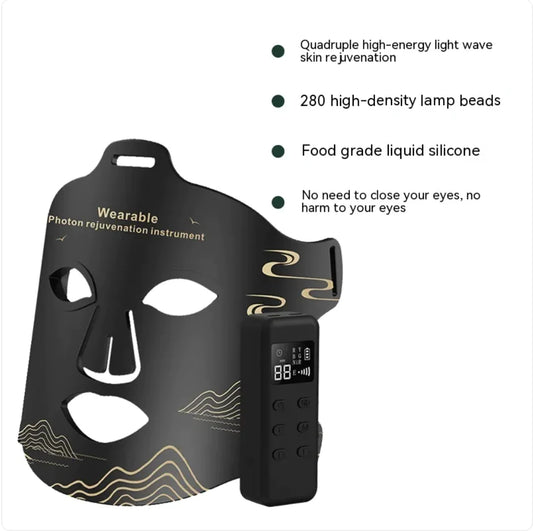 Infrared LED Phototherapy Mask for Skin Rejuvenation