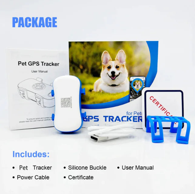 VividLiving™ Waterproof Pet GPS Tracker | Real-Time Location & Safety