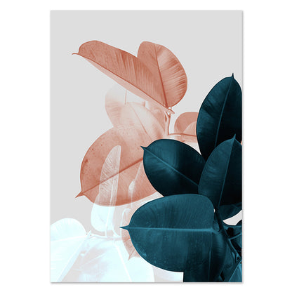 Printed Nordic Foliage Canvas