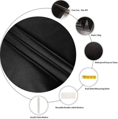 Cortina 100% Blackout — Portátil, sin necesidad de herramientas