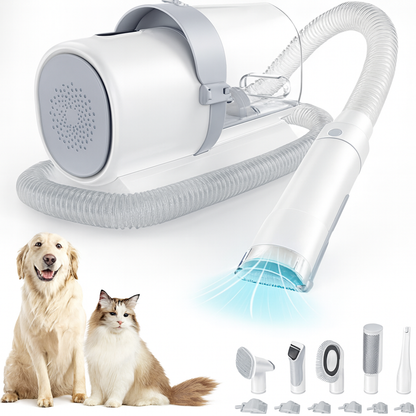 Complete Pet Grooming and Vacuum Set (One Set)