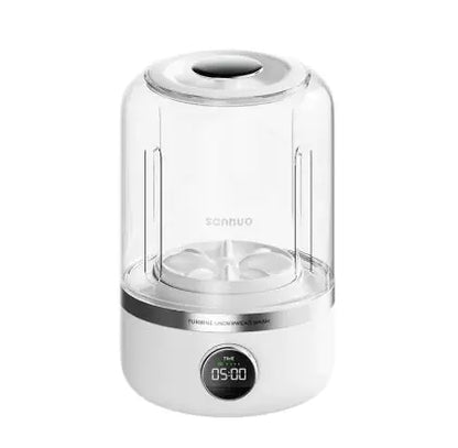 Mini Portable Rechargeable Washing Machine for Underwear & Travel – Streamer White