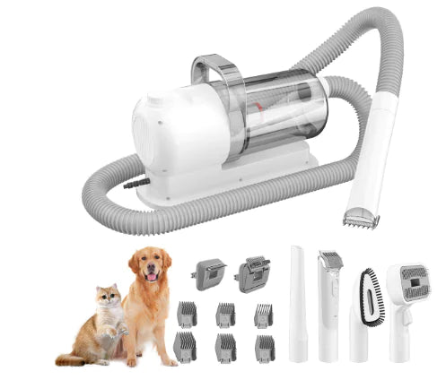 Complete Pet Grooming and Vacuum Set (One Set)