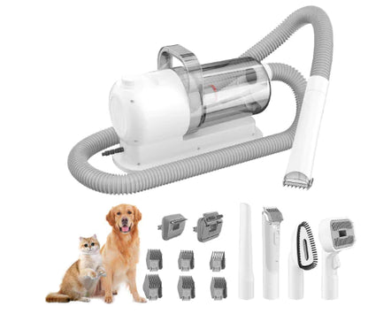 Complete Pet Grooming and Vacuum Set (One Set)
