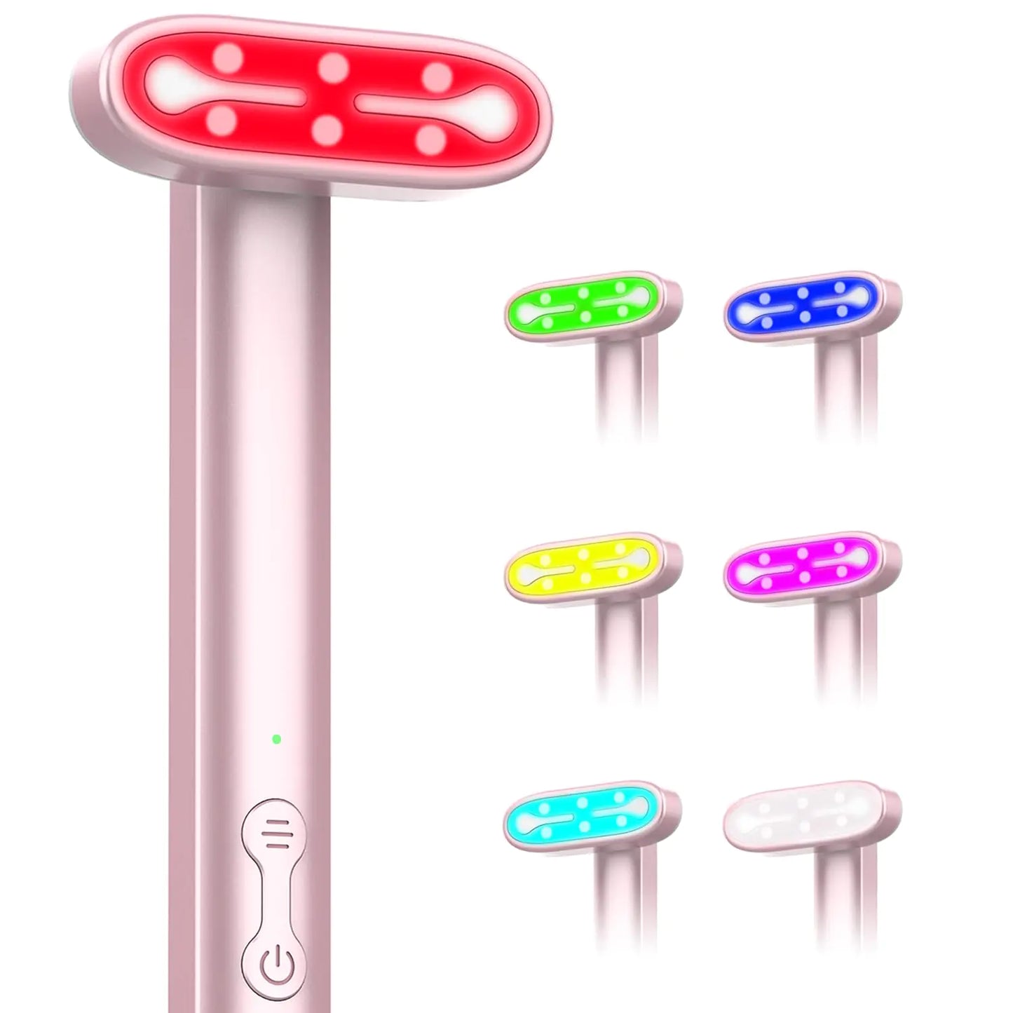 Acne Light Therapy Wand Red Light Therapy for Face - ROSIONG LED Facial Skin Red Blue Light Therapy Wand Device at Home