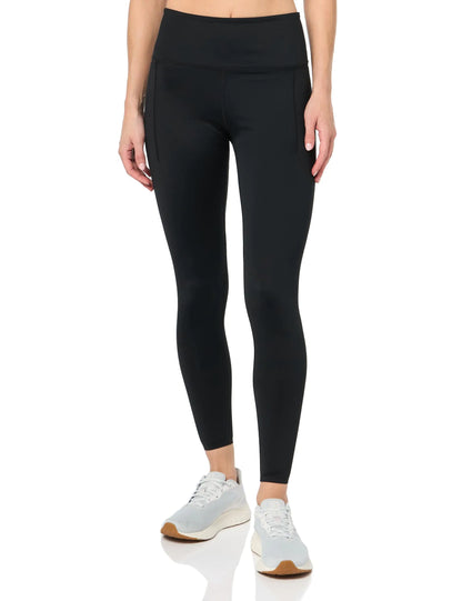 Jockey Womens Nylon Pocket Legging Deep Black