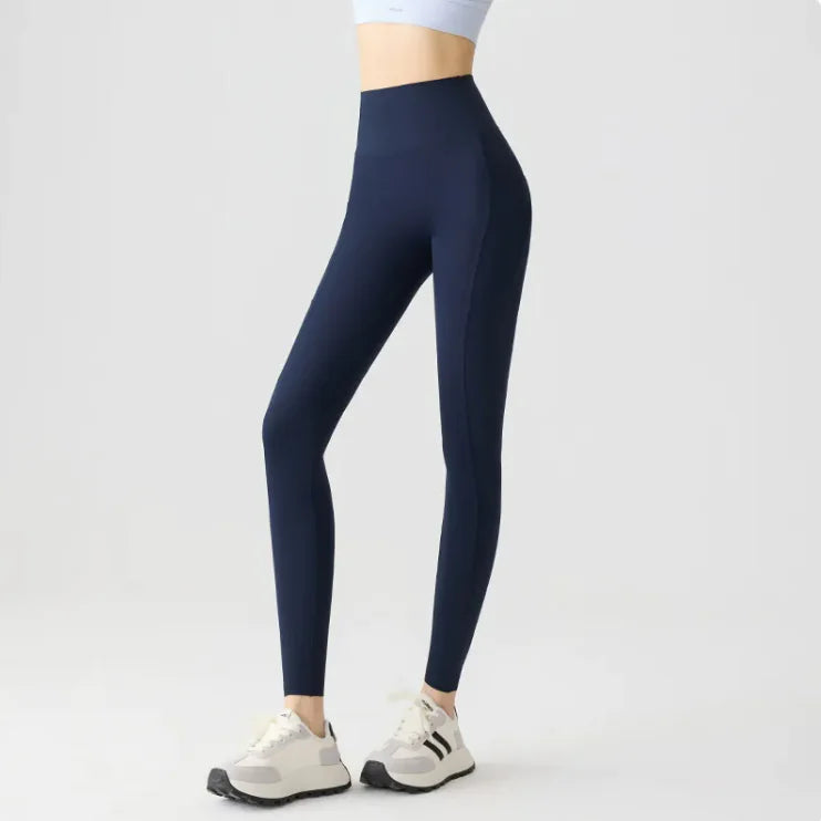 Women's Cool Touch Ultra-High Waist Quick-Drying Fitness Leggings with Pockets