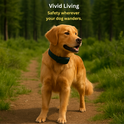 2-in-1 GPS Tracker for Dogs: Smart Collar with Real-Time Location No Monthly Fee Unlimited Range (iOS Only) GPS Tracker Dog Collar-