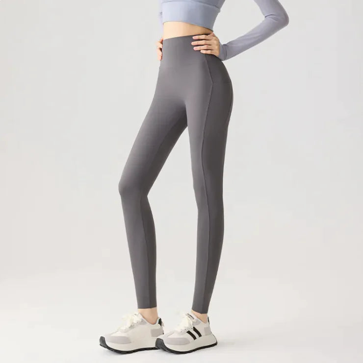 Women's Cool Touch Ultra-High Waist Quick-Drying Fitness Leggings with Pockets