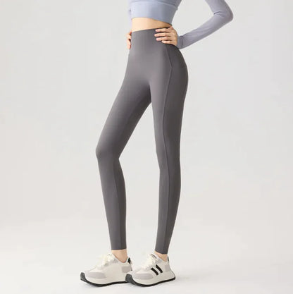 Women's Cool Touch Ultra-High Waist Quick-Drying Fitness Leggings with Pockets