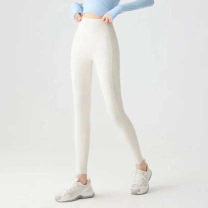 Women's Cool Touch Ultra-High Waist Quick-Drying Fitness Leggings with Pockets