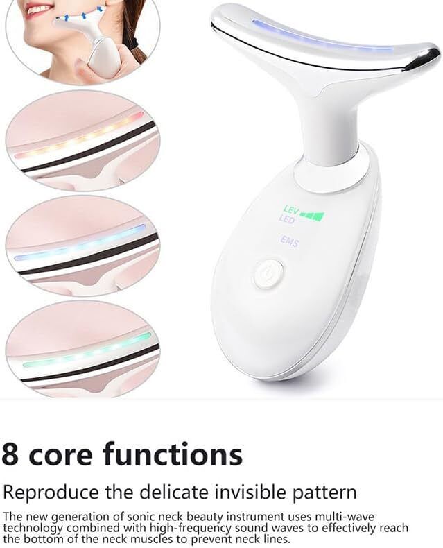 7 Colours Neck Face Lifting Massager