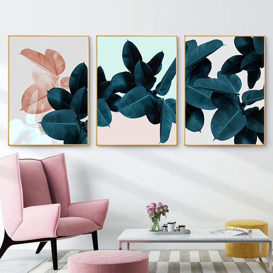 Printed Nordic Foliage Canvas