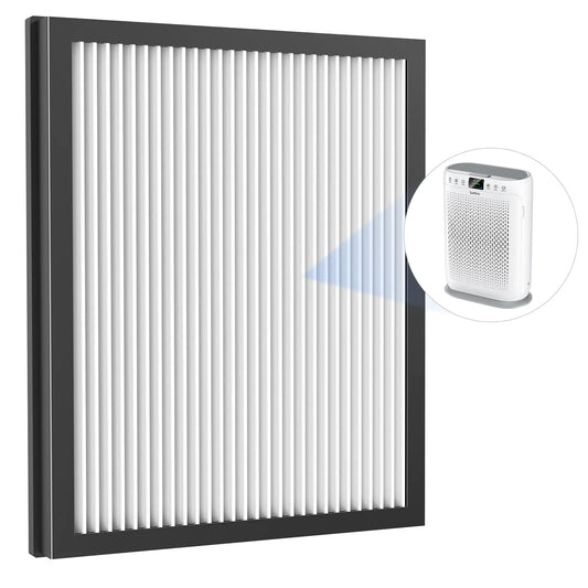 LUNINO Air Purifier Replacement Filter 3 Stage HEPA Filter E-200 Air Purifier Air Cleaner Filter 1 Pack White
