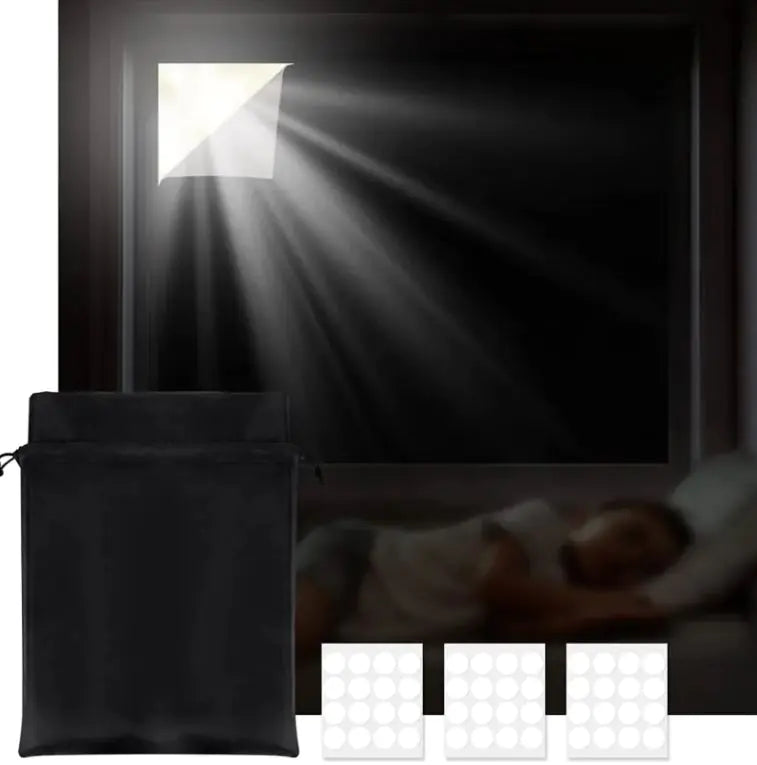 Cortina 100% Blackout — Portátil, sin necesidad de herramientas