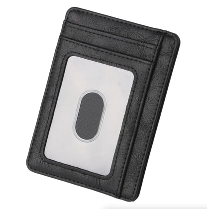 Vivid Living Mens Leather Slim Wallet Credit Card Holder.