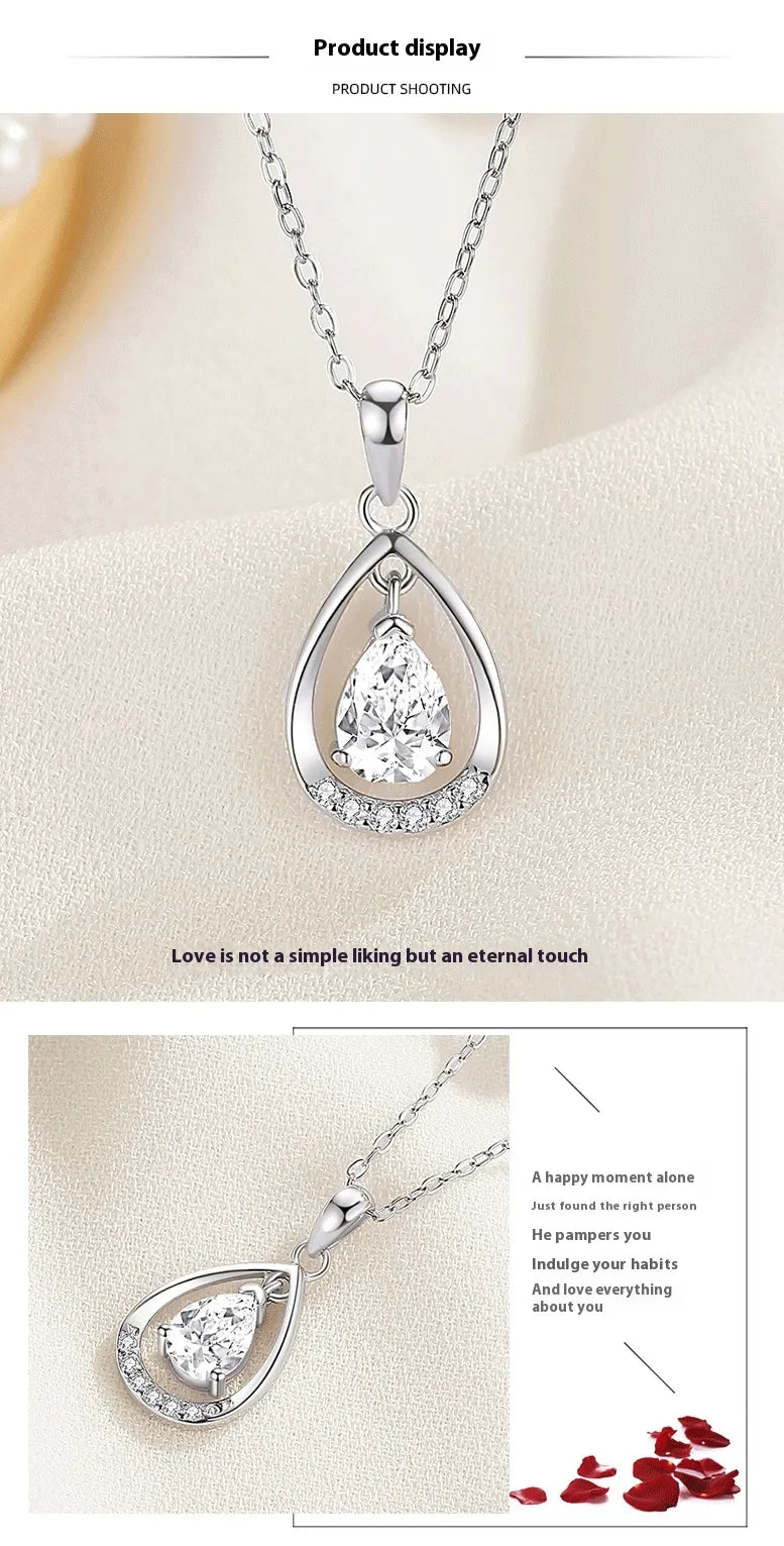 Sterling Silver Teardrop Necklace
