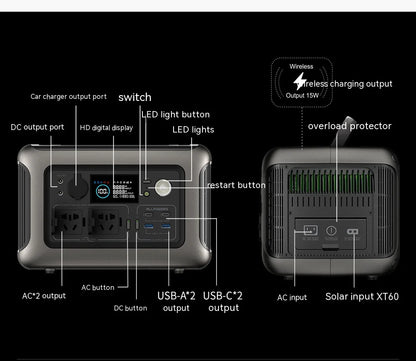 R600 Portable Power Station - 299Wh, 600W, Solar Option