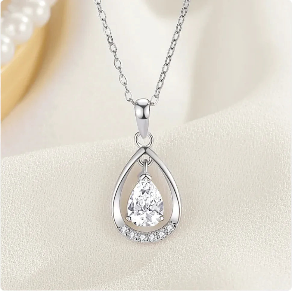 Sterling Silver Teardrop Necklace
