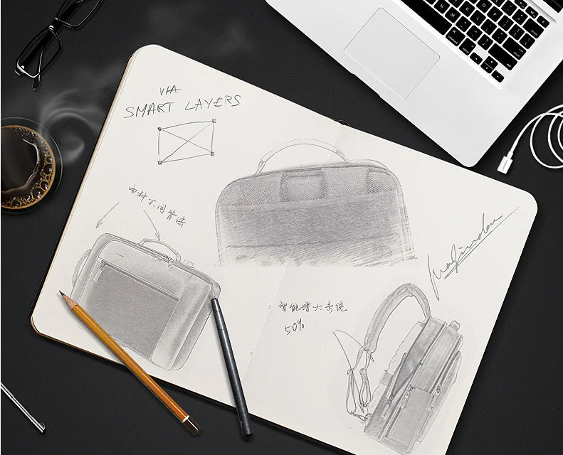 VividLiving Laptop Bag with Anti-Theft Design.