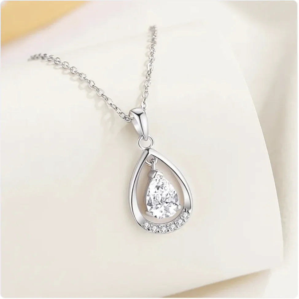 Sterling Silver Teardrop Necklace