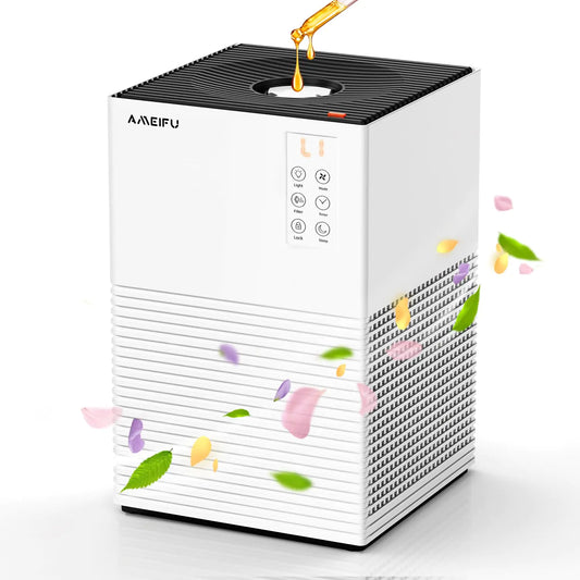 Air Purifier for Home Large Room Up to 1200 Sq Ft Air Cleaner with H13 Filter Air Quality Sensor 4 Timers 3 Speeds Fan Quite Air Purifier for Dust Pet Hair Pollen