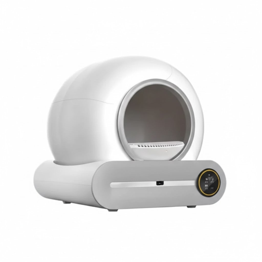 Arenero Inteligente Automático para Gatos – Autolimpieza, Control de Olores, Compatible con la UE